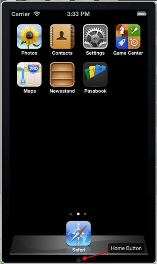 iOS Xcode Screen